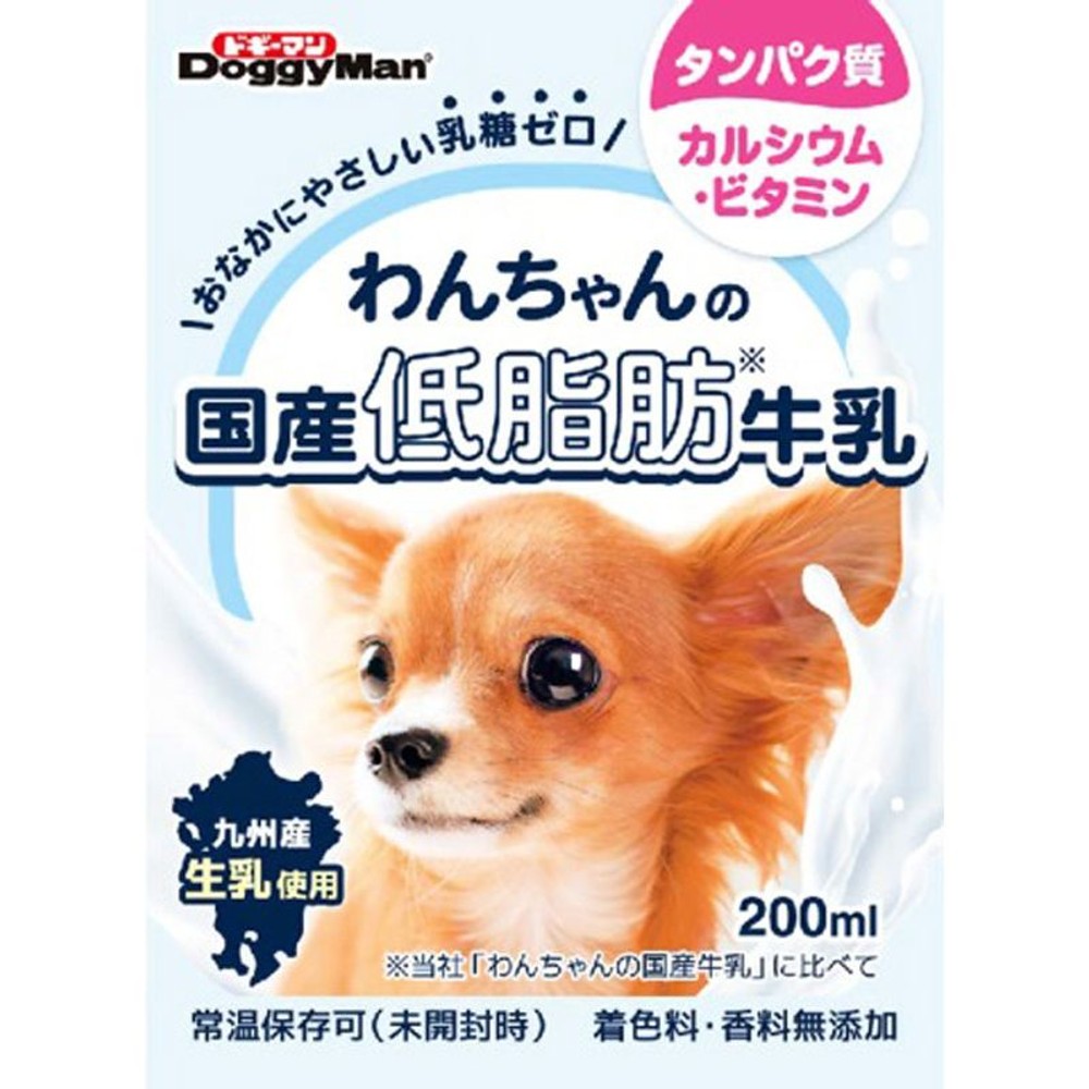 ドギーマン　わんちゃんの国産低脂肪牛乳　200ｍｌ, その他カラー１, その他サイズ１