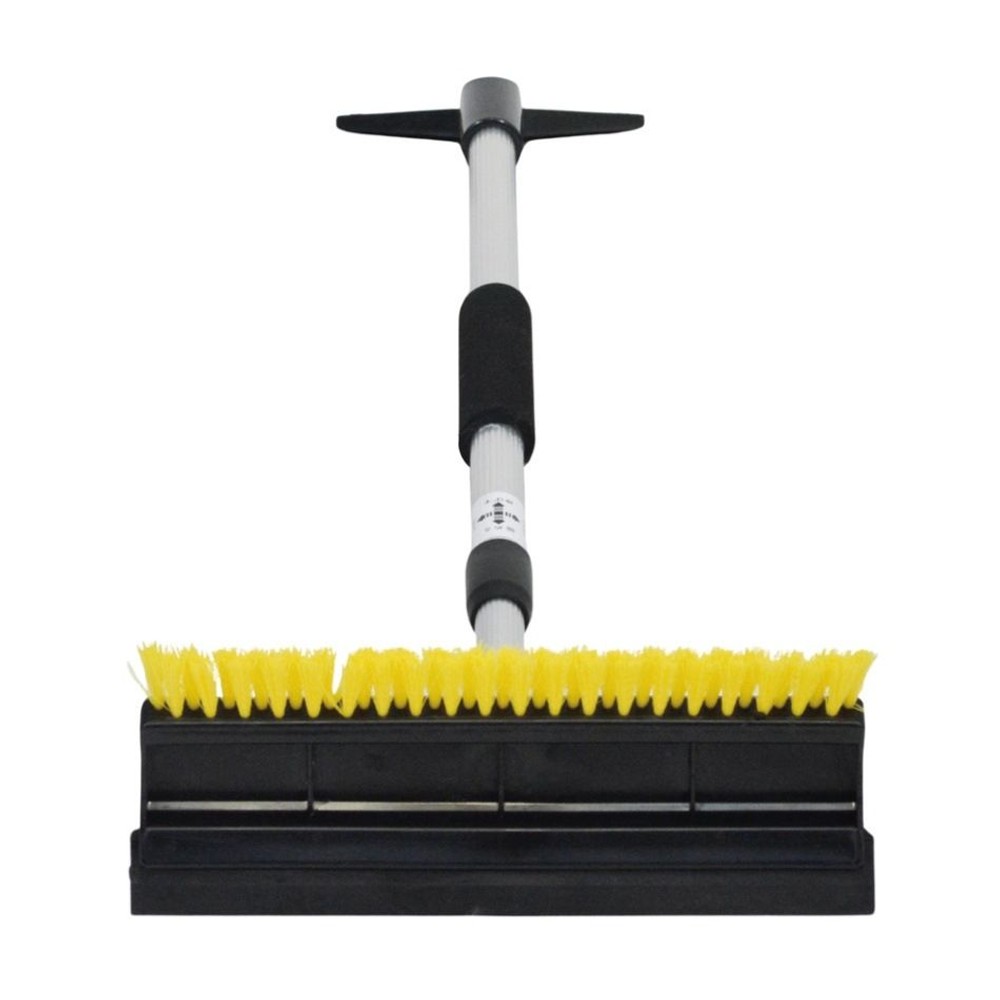 軽くて伸縮できるスノーブラシ, イエロー, 幅260&times;奥行117&times;高さ70mm