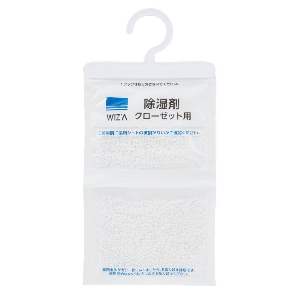 WIZ'A ウィザ　除湿剤　クローゼット用　４シート, クローゼット用, 4シート入り