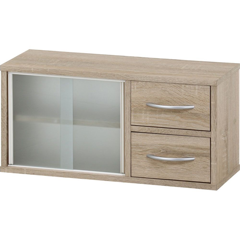 不二貿易 カウンター上収納ラック　６０幅　オーク【メーカー直送・代引不可】, オーク, 幅600mm&times;奥行265mm&times;高さ290mm