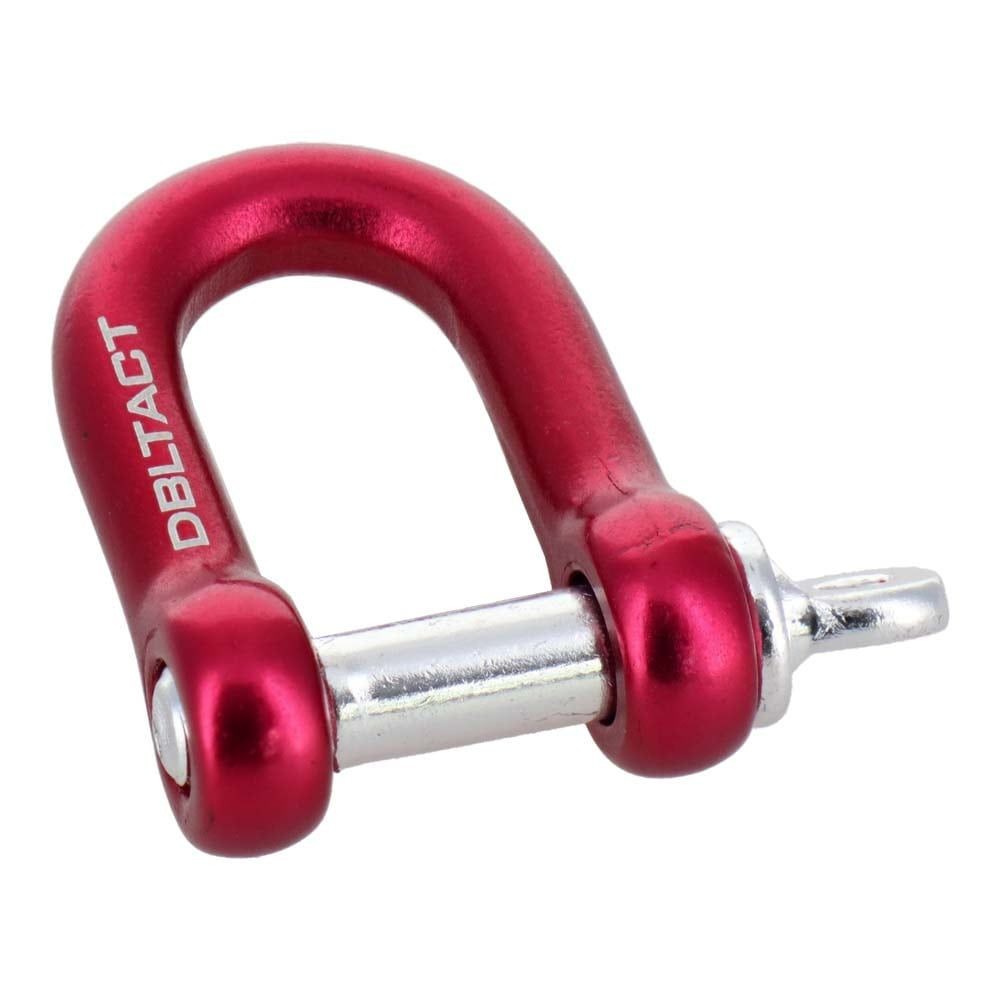 DBLTACT Ｕ字環　軽量アルミ　φ6mm　DT-AU-6GT, レッド, その他サイズ１