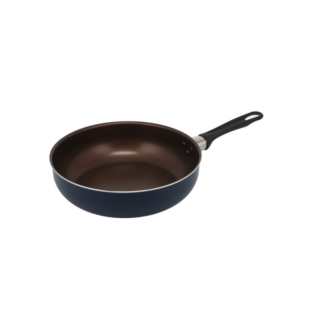 ガス専用  炒め鍋 　ＮＶＹ, ネイビー（20cm）, 20cm