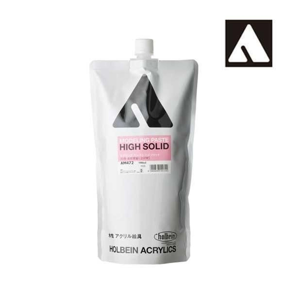 ホルベイン アクリリックメディウム AM472 900ml モデペーストハイソリッドスタンドパック 14472, AM472Mペーストハイソリッド, スタンドパック900ml