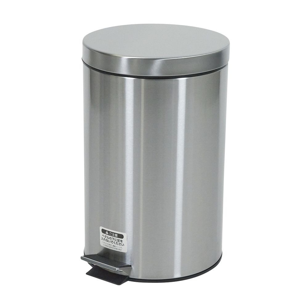 ステンレスペダルペール, シルバー（5.0L）, 5.0L