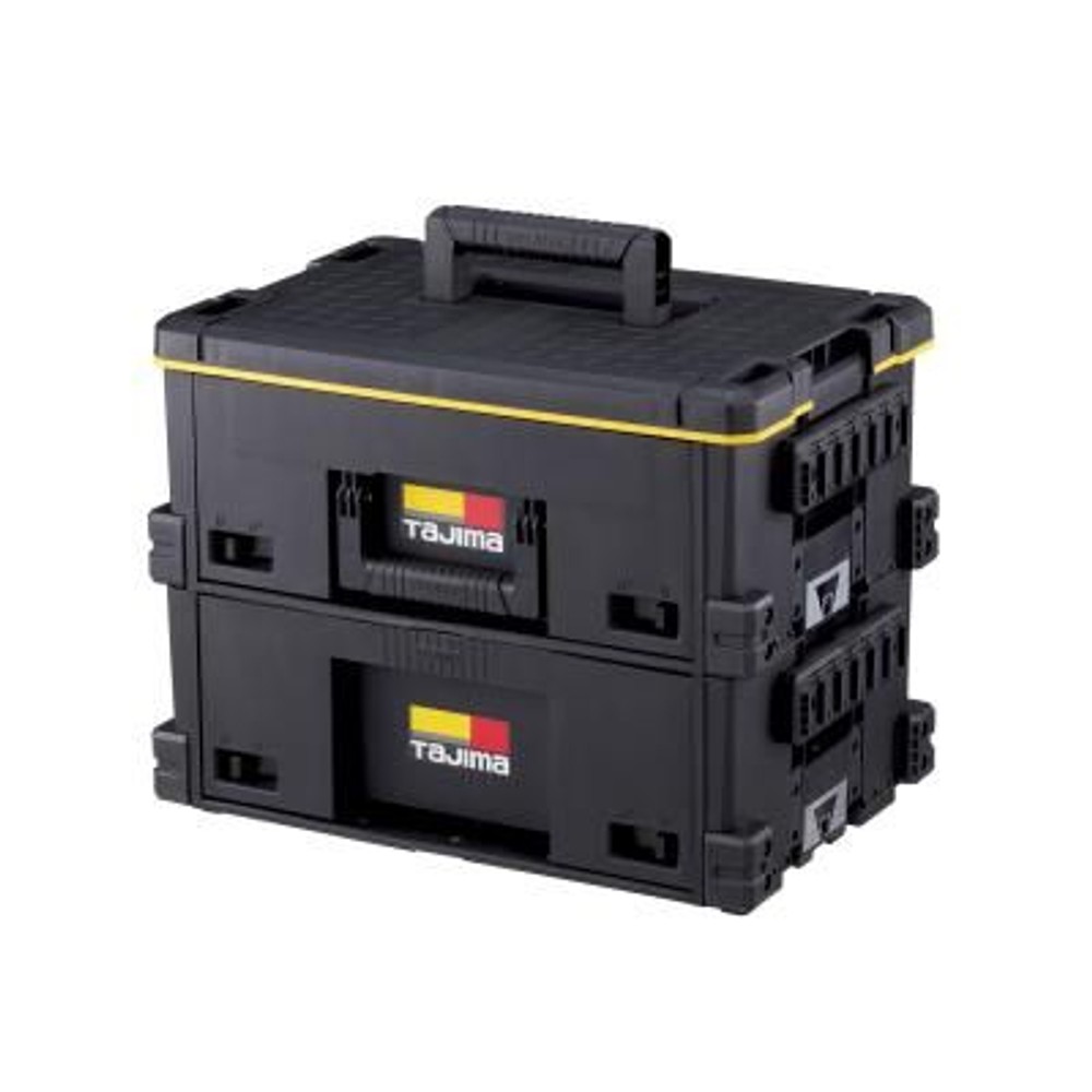 TAJIMA（タジマ） 　セフ引出しボックスL 2段セット　TB-HBOXL2, ブラック, L　2段