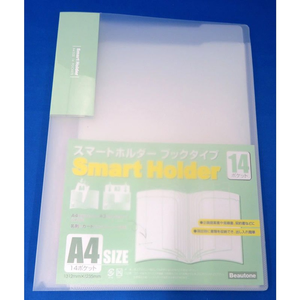ビュートン　Ａ4スマートホルダー14Ｐ　クリヤー, その他カラー１, その他サイズ１