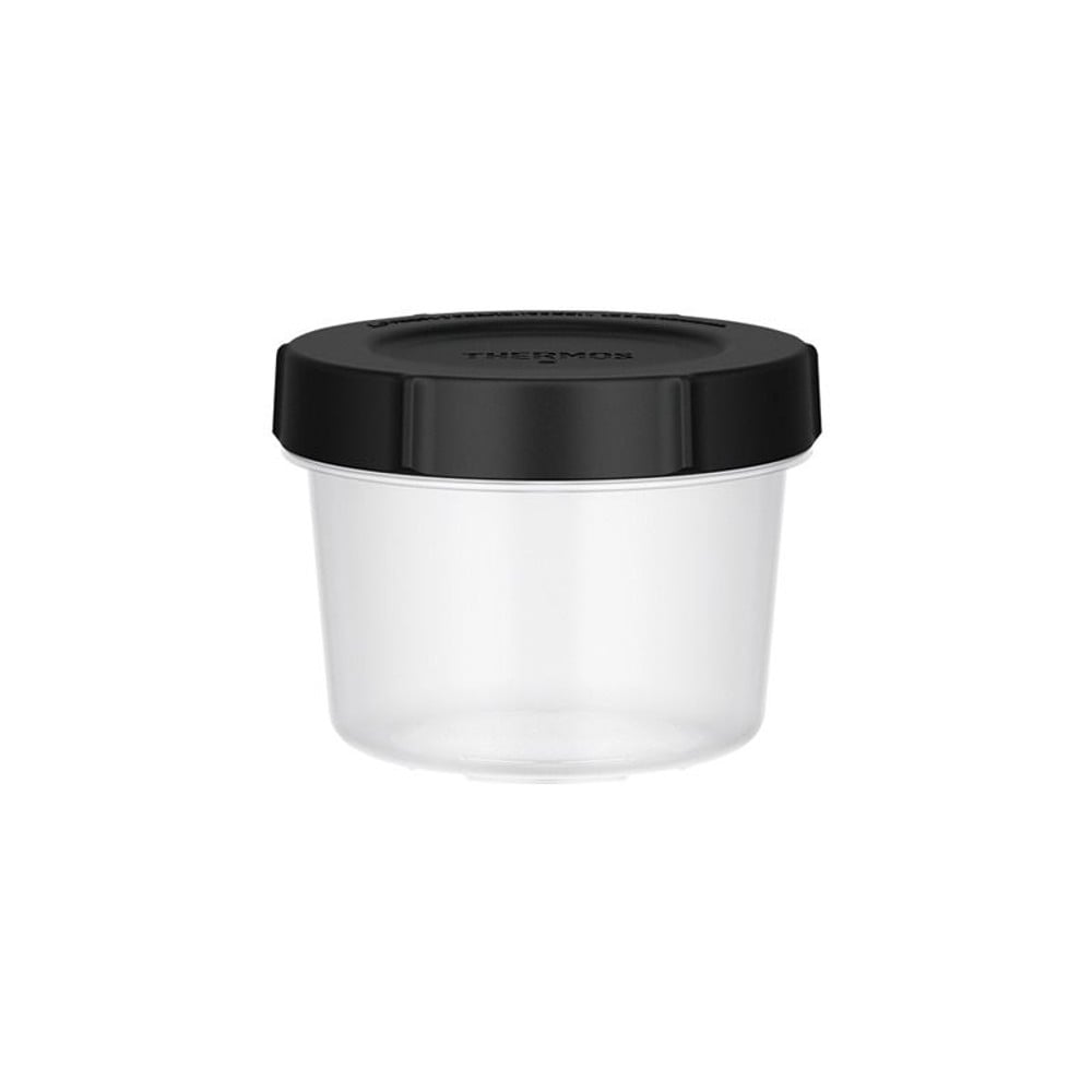 サーモス　Ｍｙフードコンテナー　丸型　保存容器　５００ｍｌ　ＫＣーＲＡ５００　ブラック, ブラック, 丸型　500ml