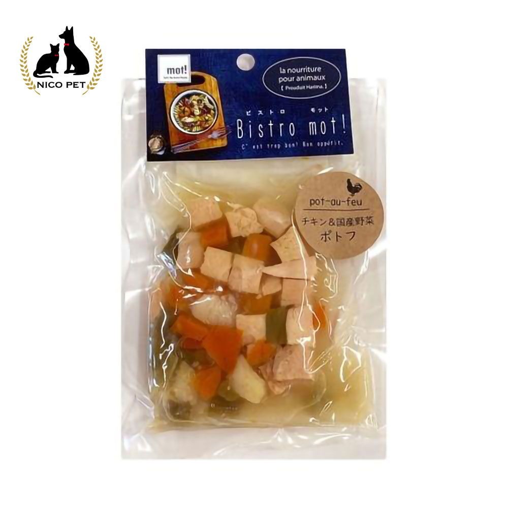 FLF bistro mot！ チキンと国産野菜のポトフ 90g, チキン野菜ポトフ, 90g