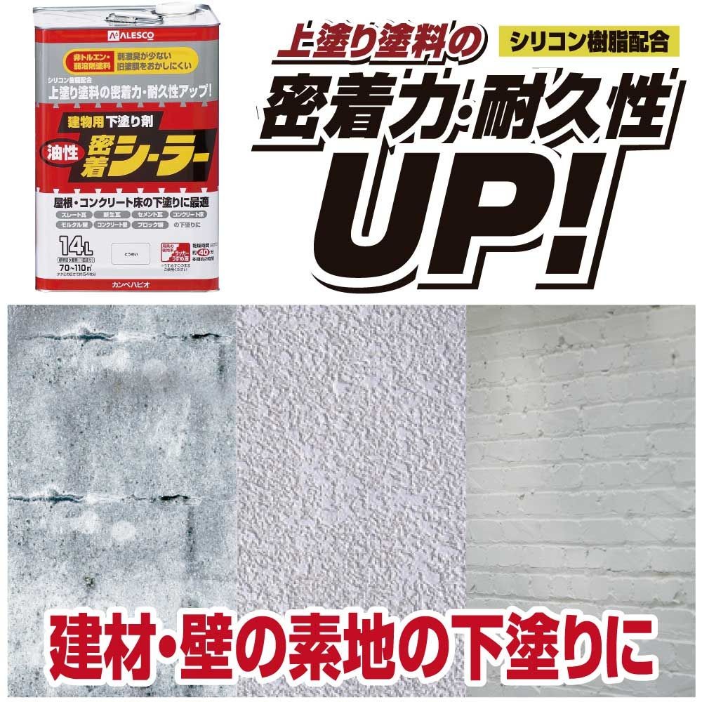 カンペハピオ　油性密着シーラー　とうめい　14Ｌ, その他カラー１, 14L