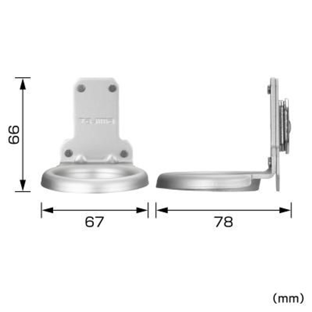 TAJIMA（タジマ）　セフ工具ホルダーアルミ ハンマー1穴（セフ別売）　SFKHA-H1, シルバー, 工具ホルダー