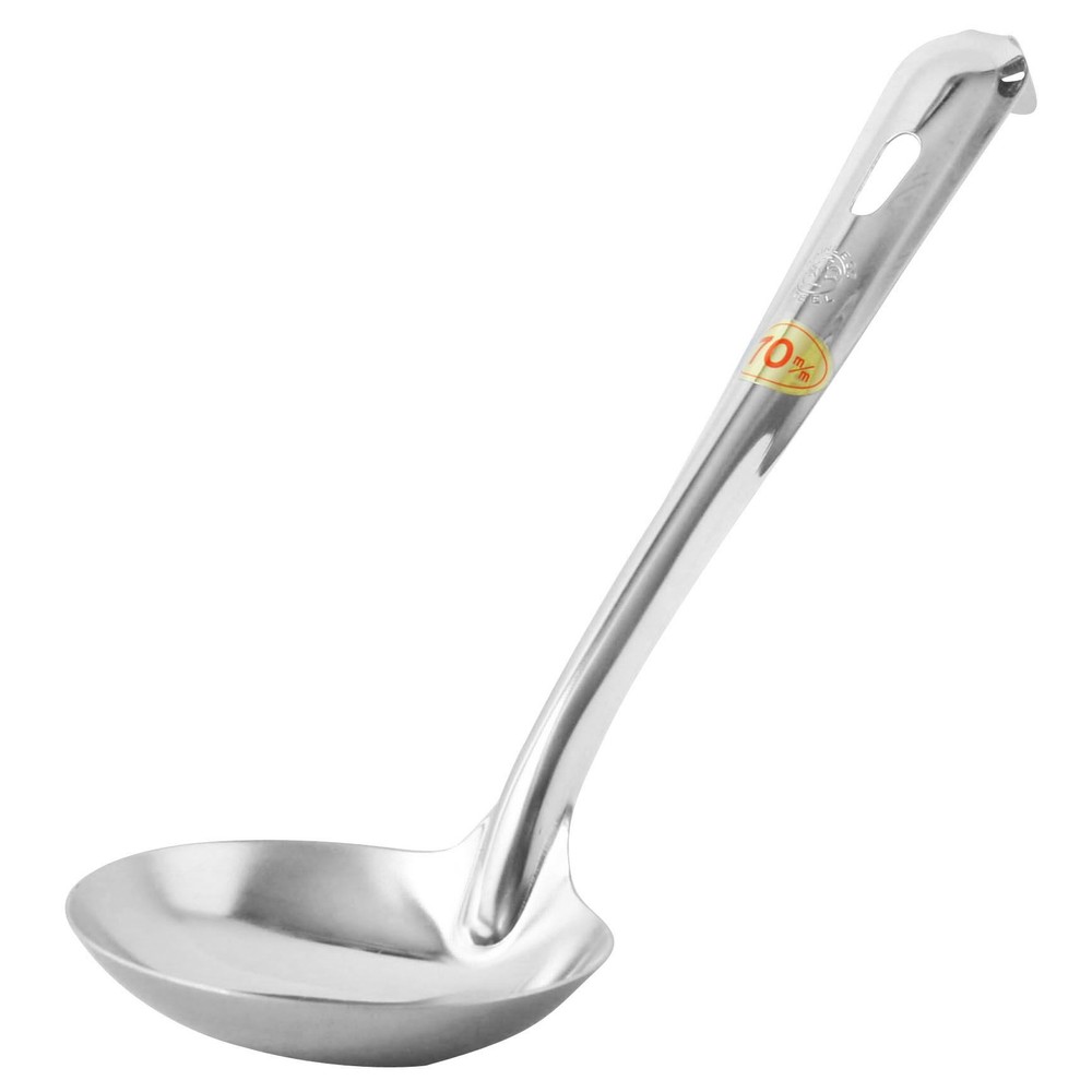 共柄お玉　カギ付　７０ｍｍ　約４０ｃｃ, -, 40cc