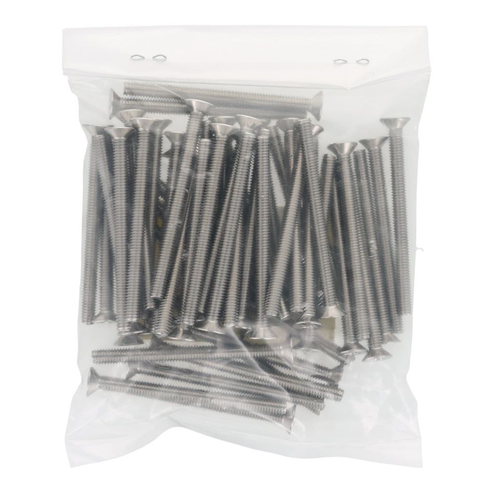 ＯＨＳＡＴＯ　ステンレス　小ねじ　皿　Ｍ４&times;５０　５０入, ステンレス, 50個入り