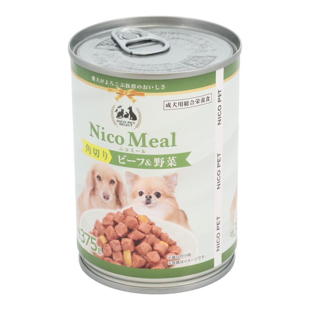 NicoMeal 角切りビーフ＆野菜, 角切りビーフ＆野菜, 375g