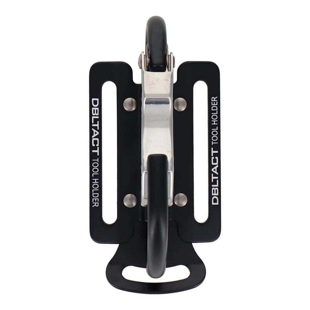 DBLTACT 軽量可動式アルミツールフック　湾曲ゲート×爪付き　マットブラックDT-ABM-B, ブラック, DT-ABM-B