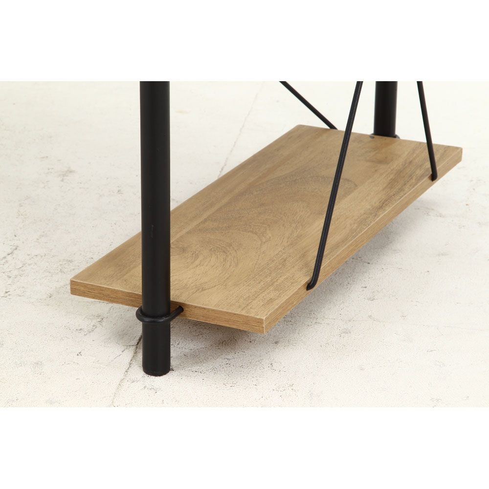 不二貿易 ＥＺＢＯワイヤーロック片袖デスク　ＯＡＫ　ＮＡ【メーカー直送・代引不可】, ナチュラル, 幅1220mm×奥行565mm×高さ1370mm