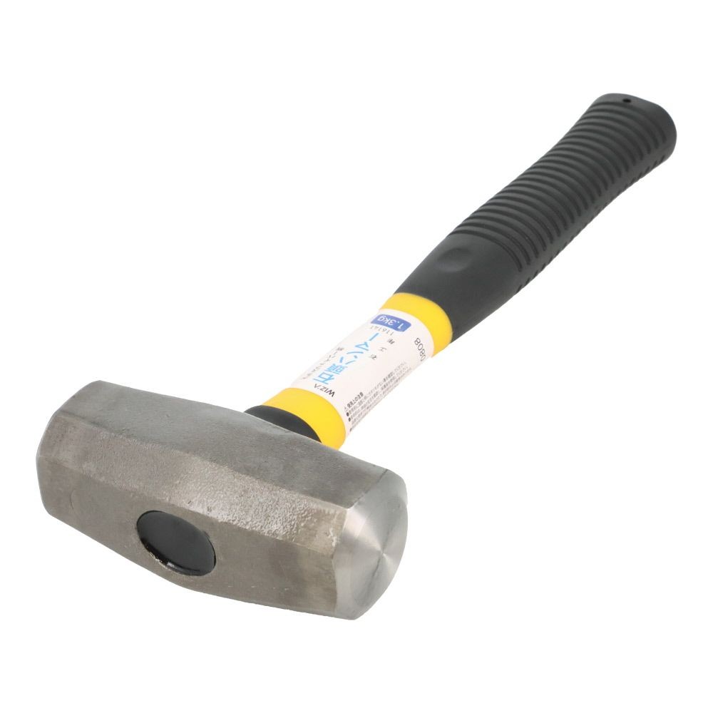 石頭ハンマー　グラス柄　１．３ｋｇ, 石頭ハンマー, 1.3kg