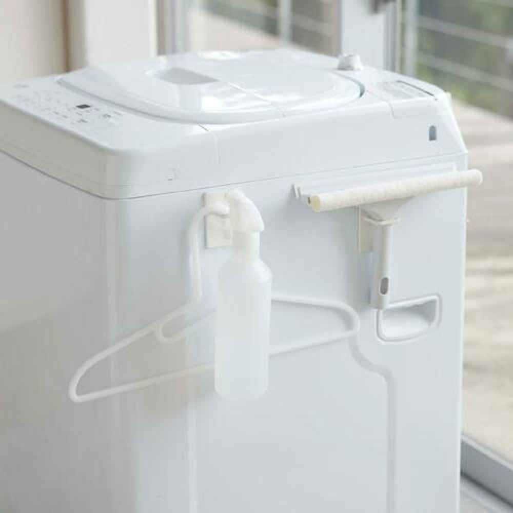 マグネットスプレーフック　プレート　2個組　ホワイト, ホワイト, 耐荷重500g