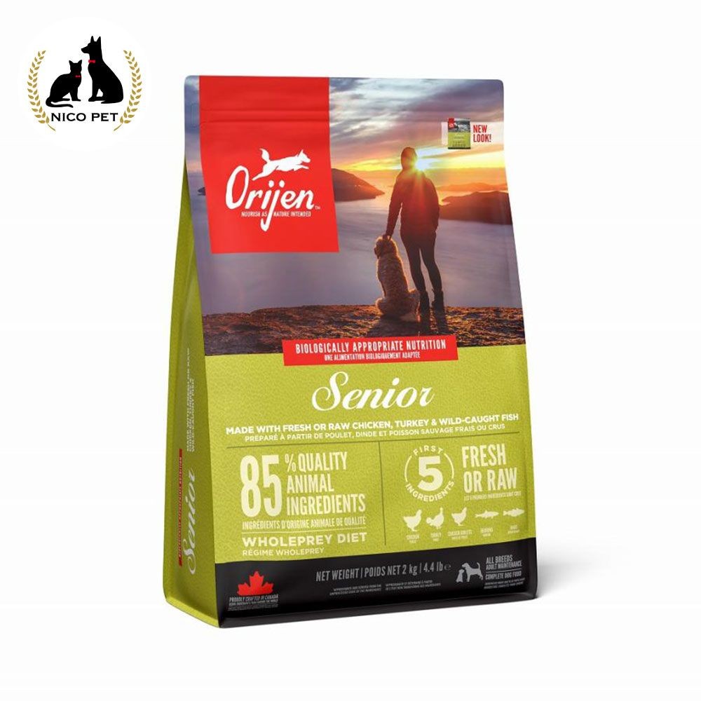 Orijen(オリジン) シニア 犬用 2kg, シニア犬用, 2.0kg