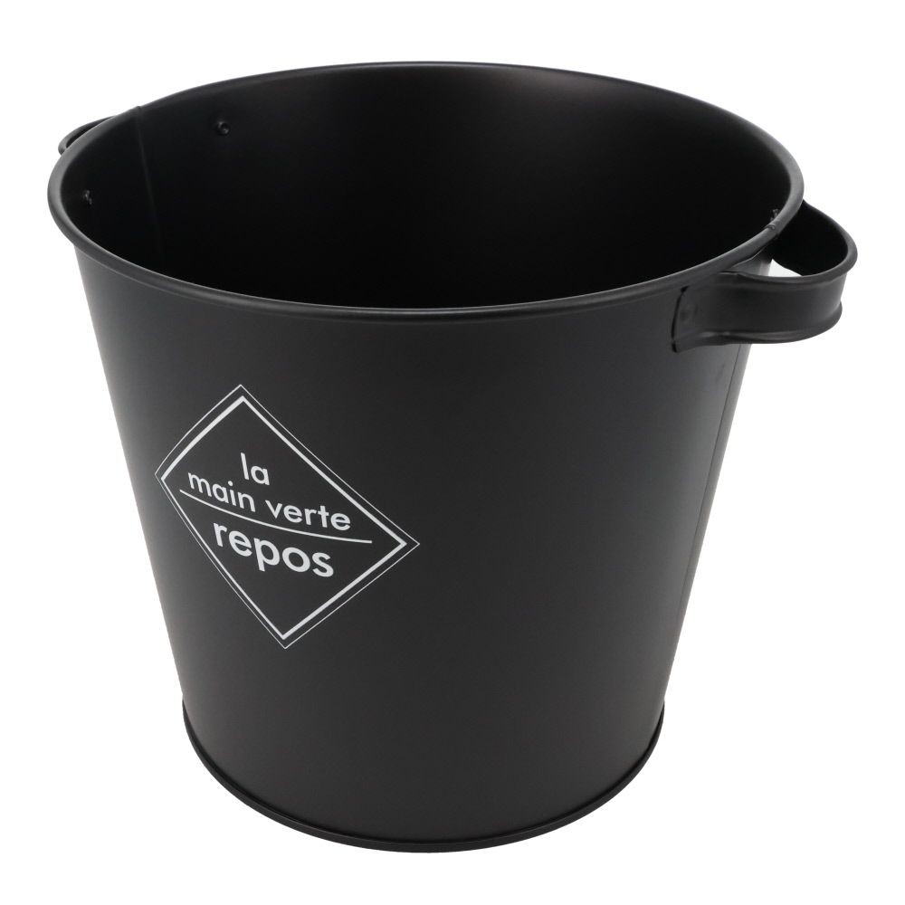 ピースポット　深型７号, ブラック, 深型7号