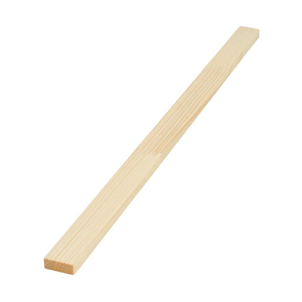 パイン加工材　約長さ６００ｍｍ 厚さ１２ｍｍ 幅１２ｍｍ, 厚さ12(12), 12mm