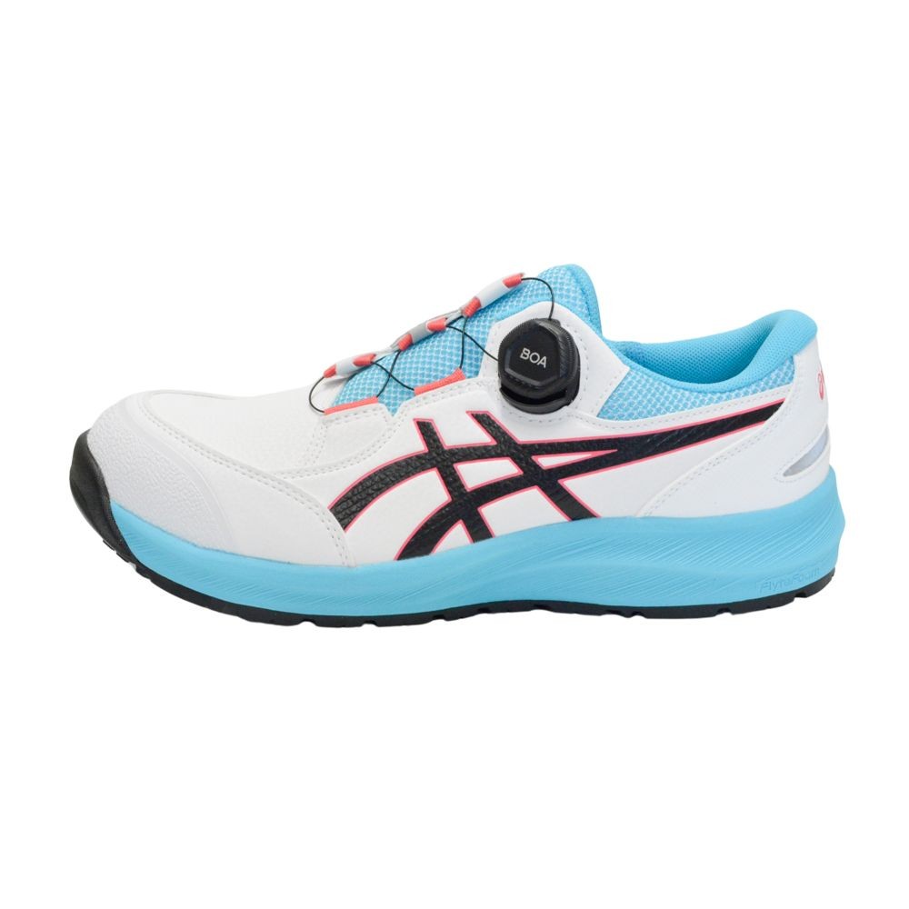 アシックス（ASICS） ウィンジョブCP309 BOA ホワイト&times;ブラック, ホワイト&times;ブラック, 25.0cm