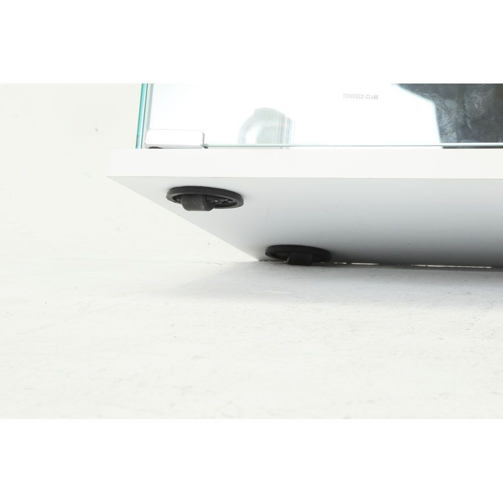 不二貿易 ガラスコレクションケース　ＢＡＡＬ　ワイド　ＷＨ【メーカー直送・代引不可】, ホワイト, 幅600mm&times;奥行300mm&times;高さ1195mm