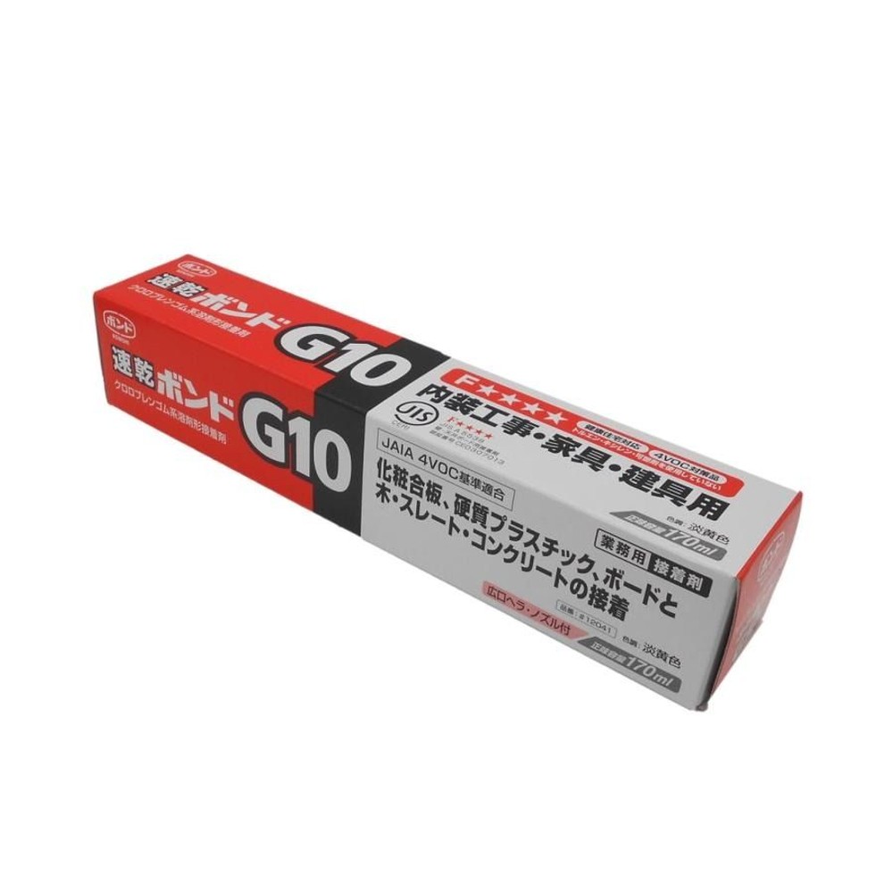 コニシ 12041 速乾ボンド G10 170ml, 淡黄色, 170ml