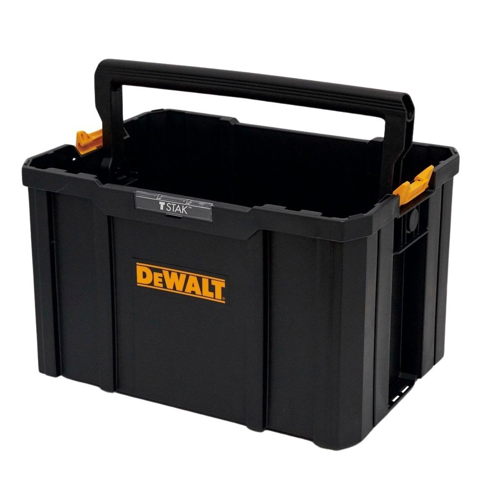 DEWALT/デウォルト システムツールボックス TSTAK ティースタックミルクボックス DWST17809, 黒/黄, DWST17809