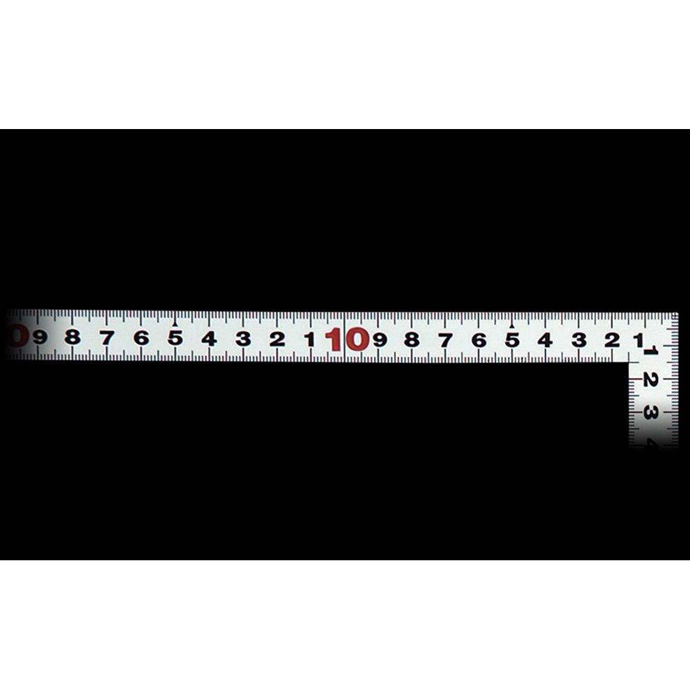 曲尺平ぴた シルバー 30cm／1尺併用目盛, シルバー, 30cm／1尺