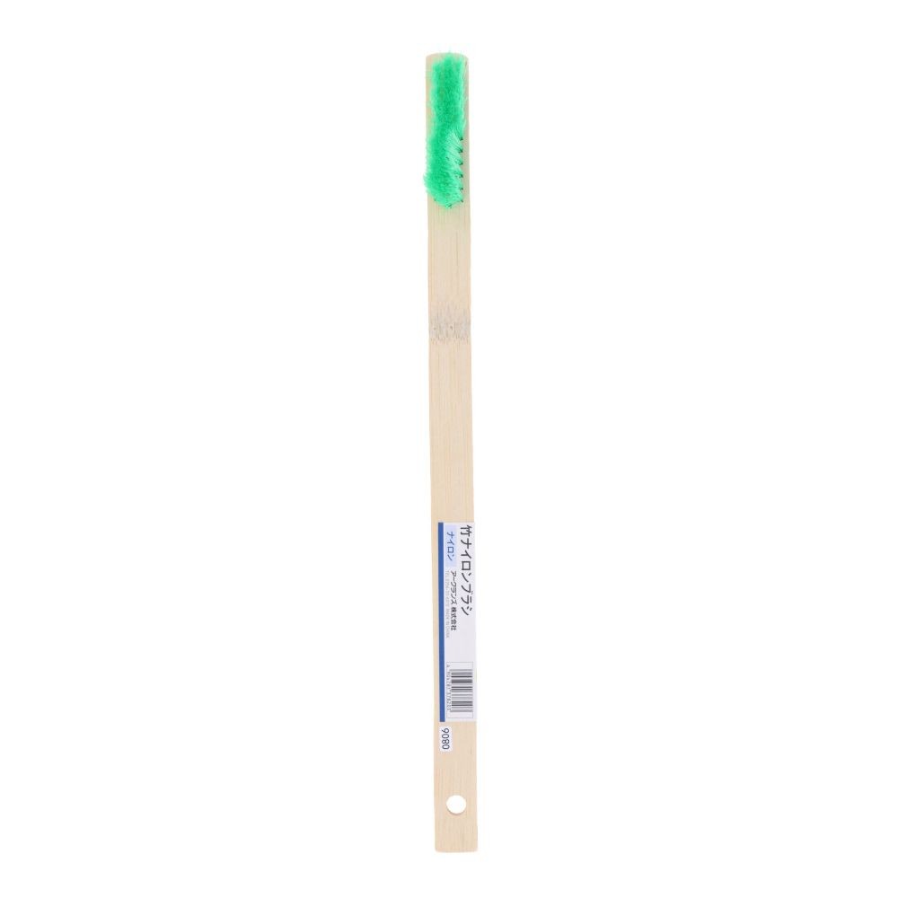 ウィザ WIZ'A　竹ブラシ　ナイロン　三行, 竹柄, 全長315mm