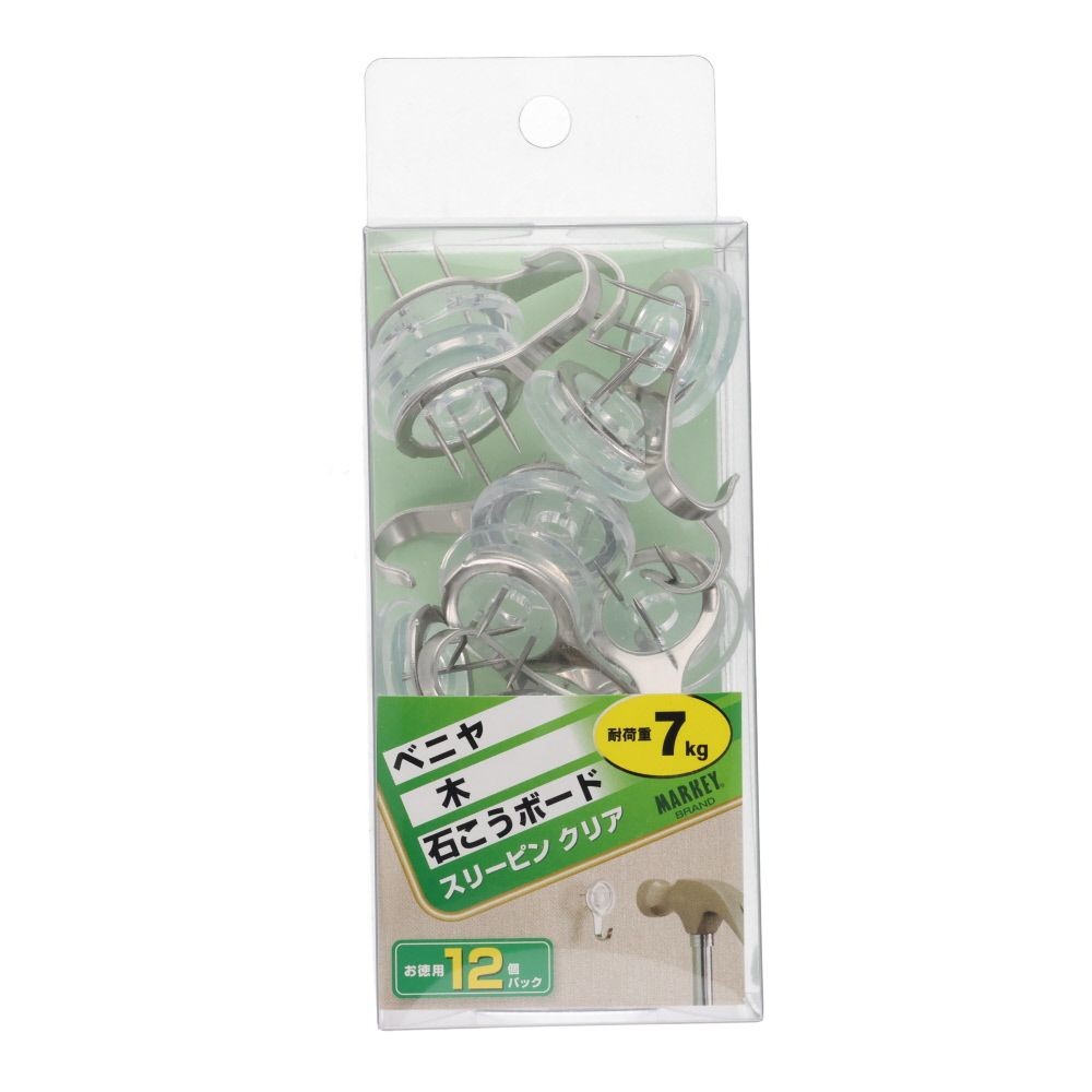 第一鋼業　スリーピン　お徳用　クリア, クリア, 12個入り