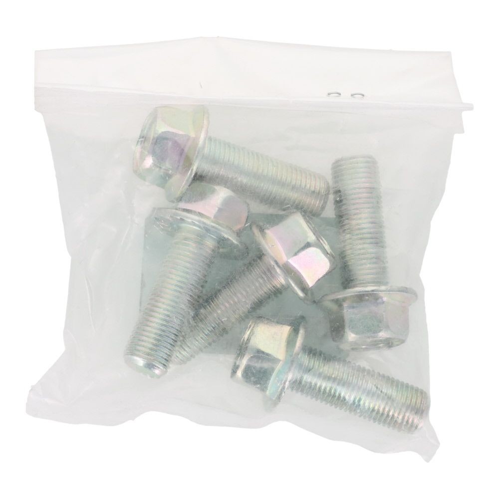 ７Ｔフランジボルト　細目　セレート付き　鉄　三価クロメート　Ｍ１２&times;３５　Ｐ＝１．２５　５本入り, ボルト, M12&times;35