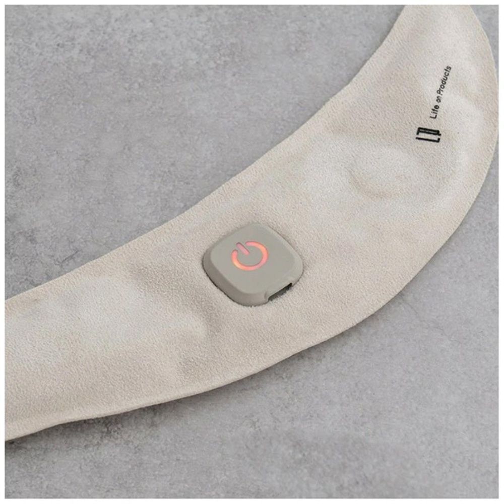 充電式ホットスカーフ LCAWA018-MO, モカ,  幅650mm&times;奥行130mm&times;高さ13mm