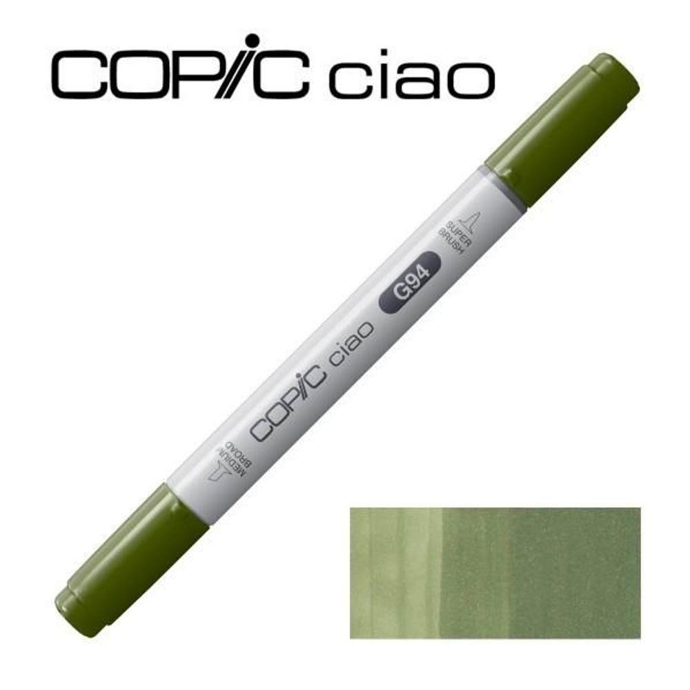 コピックチャオ G94 グレイッシュ・オリーブ, コピックチャオ G94 グレイッ, スケッチ