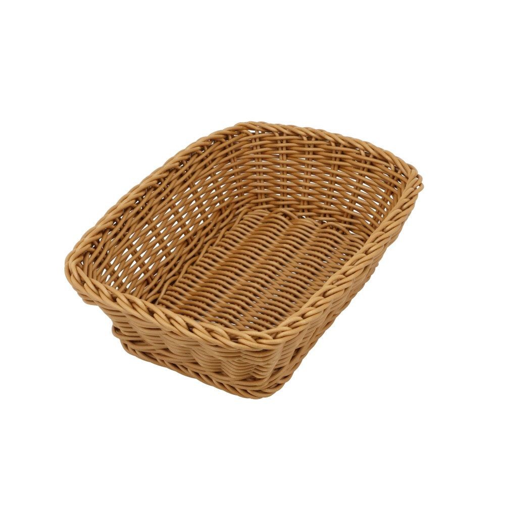 水洗いできるバスケット　レクタングル　Ｍ, ホワイト, Mサイズ