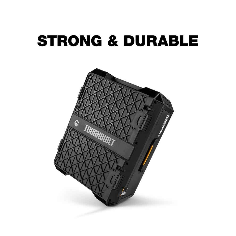 TOUGHBUILT（タフビルト）STACK TECH(スタックテック) 　1段引き出しツールボックス, ブラック, TB-B1-D-30-1