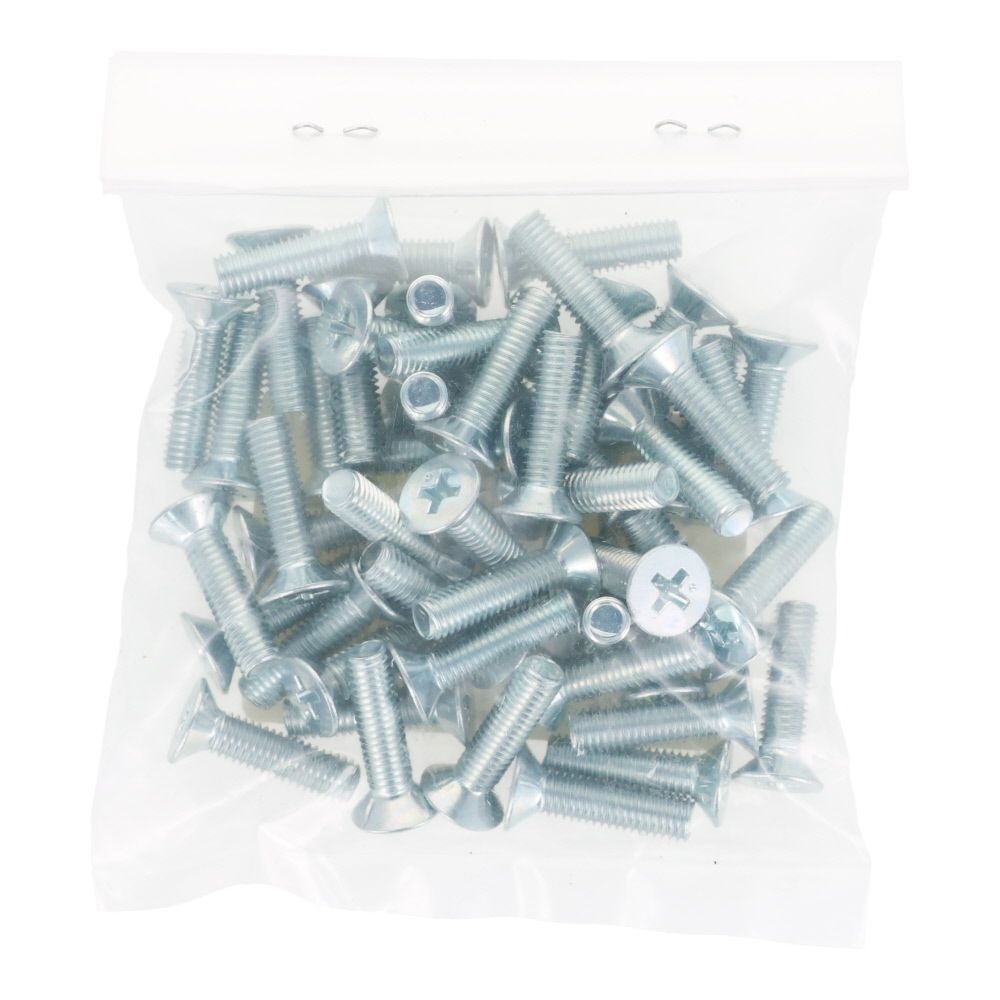 ユニクロ　小ねじ　皿　Ｍ５&times;２０　５０個入り, 小ねじ, M5&times;20