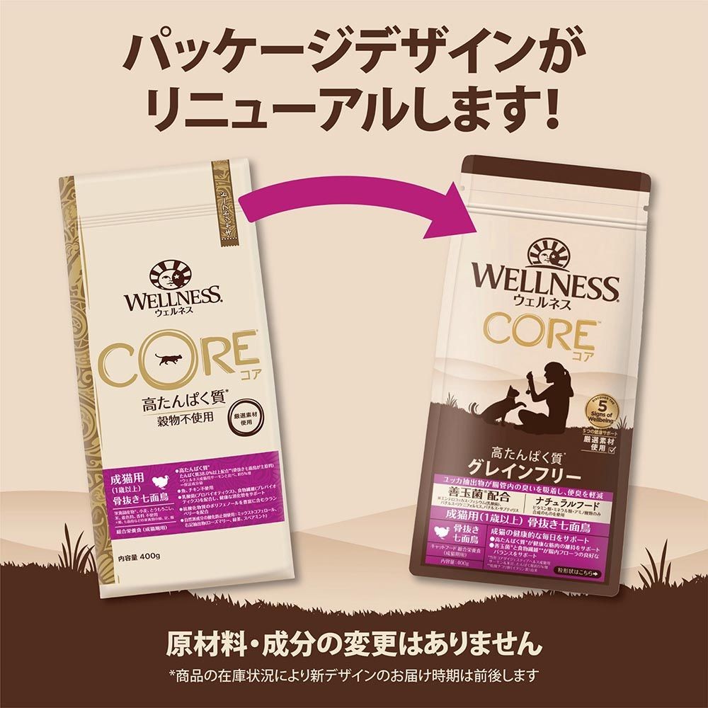 ウェルネスコア 成猫用 骨抜き七面鳥 800g, 成猫用, 800g