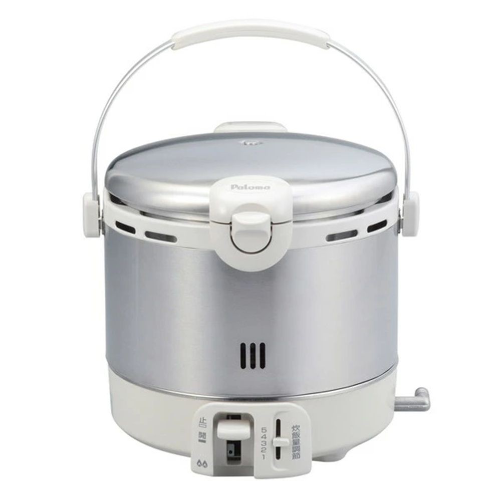 パロマ ガス炊飯器 PR-09EF 5合炊き, ナチュラルホワイト-プロパンガス, LP