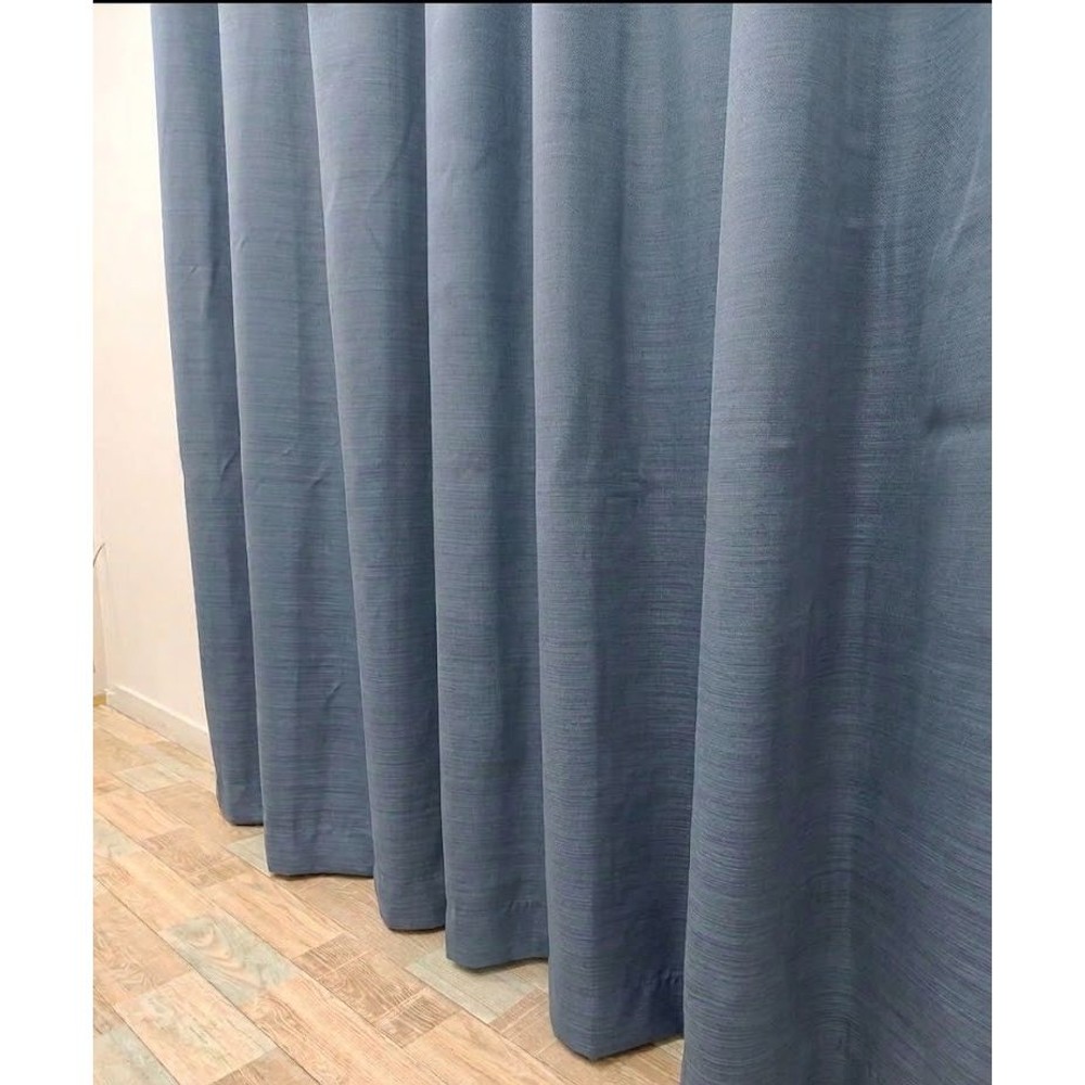 遮光性４枚組カーテン　ディーバ　ダークブルー, ダークブルー, 100&times;135cm