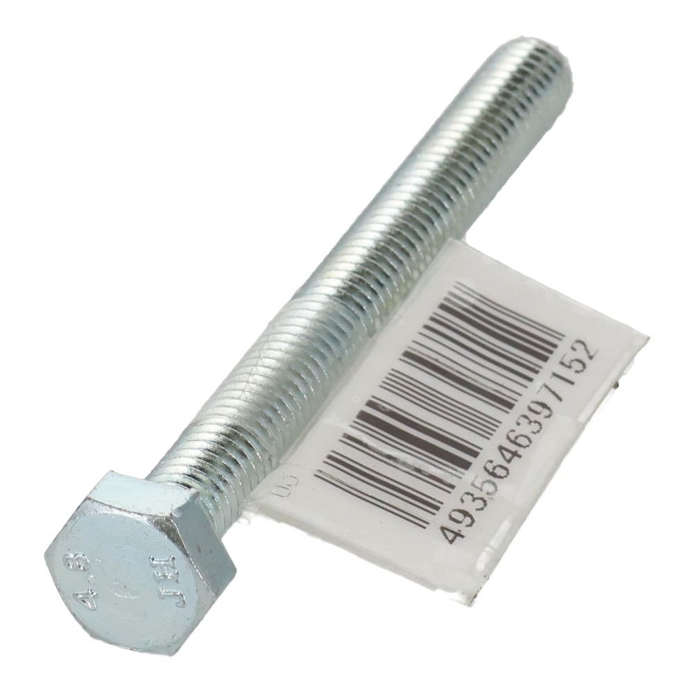 六角ボルト　ユニクロ　全ねじ　Ｍ６&times;６０, 全ねじ, M6&times;60