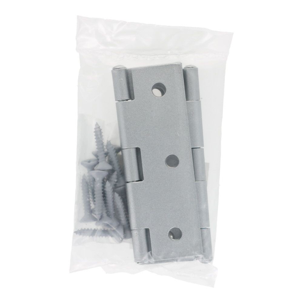 シルバーＤＩＹ丁番７６ｍｍ（２枚）, シルバー, 76mm