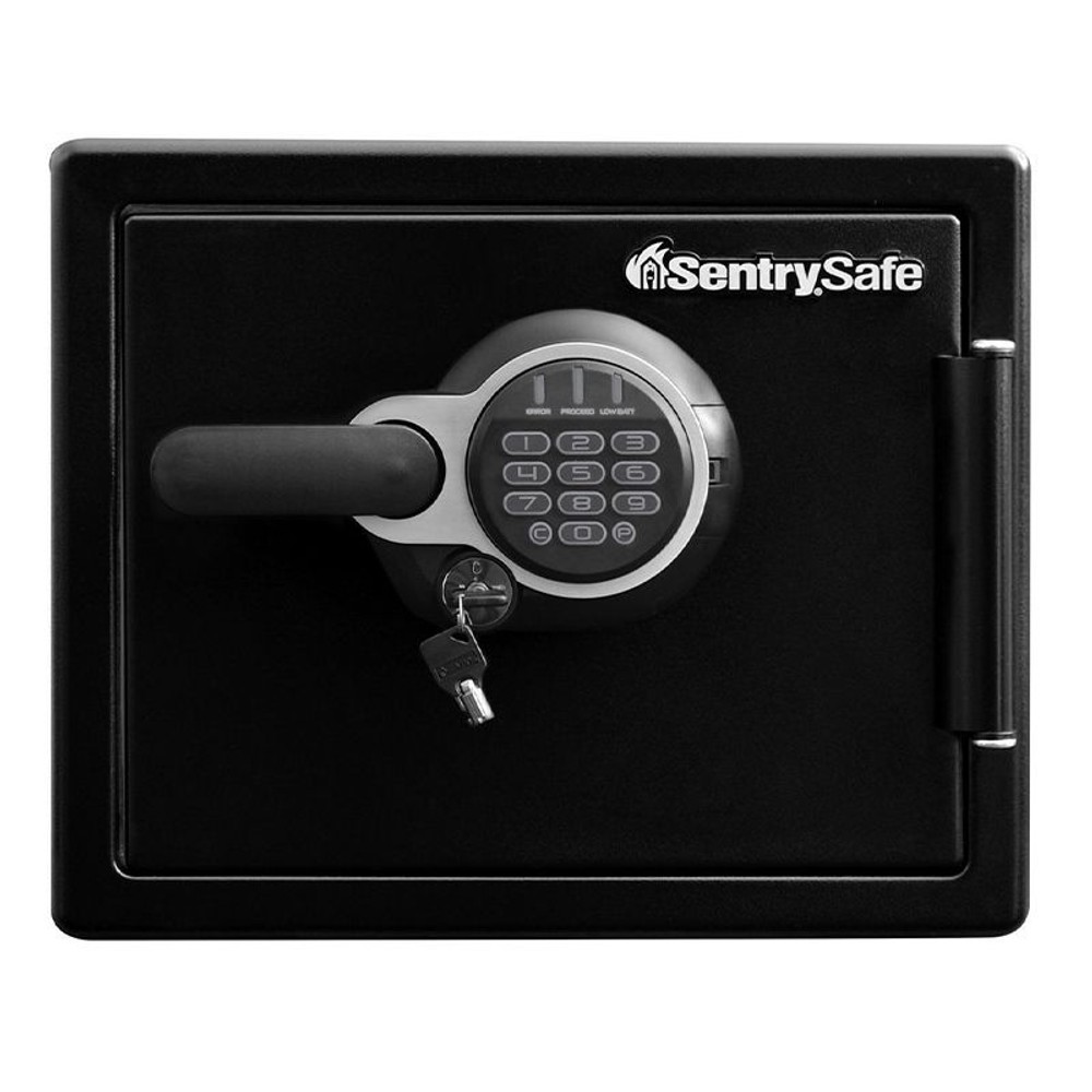 【開梱・設置費込】セントリー耐火・耐水金庫  JFW082GUL テンキー式 1時間耐火 22.8L【メーカー直送・代引不可】, ブラック,  22.8L