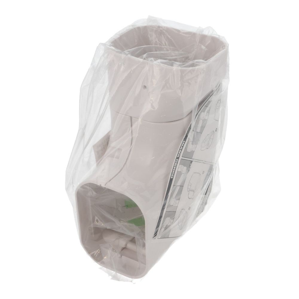 スリムダクトLD用 右ひねり90°エルボ , ホワイト, LDNA-90-B