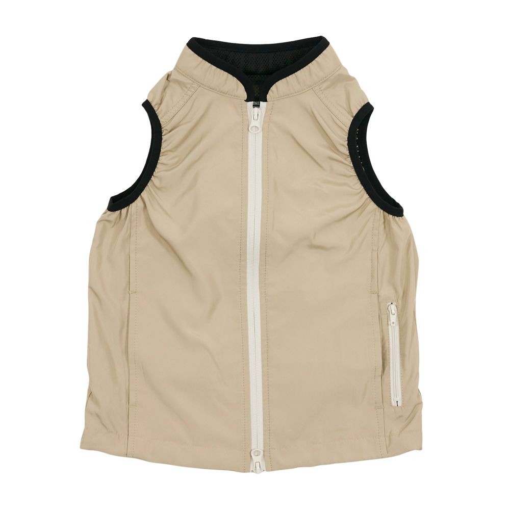 【2025年モデル】ウイザ WIZ'A 子供用空調ウェア　ベスト　ベージュ