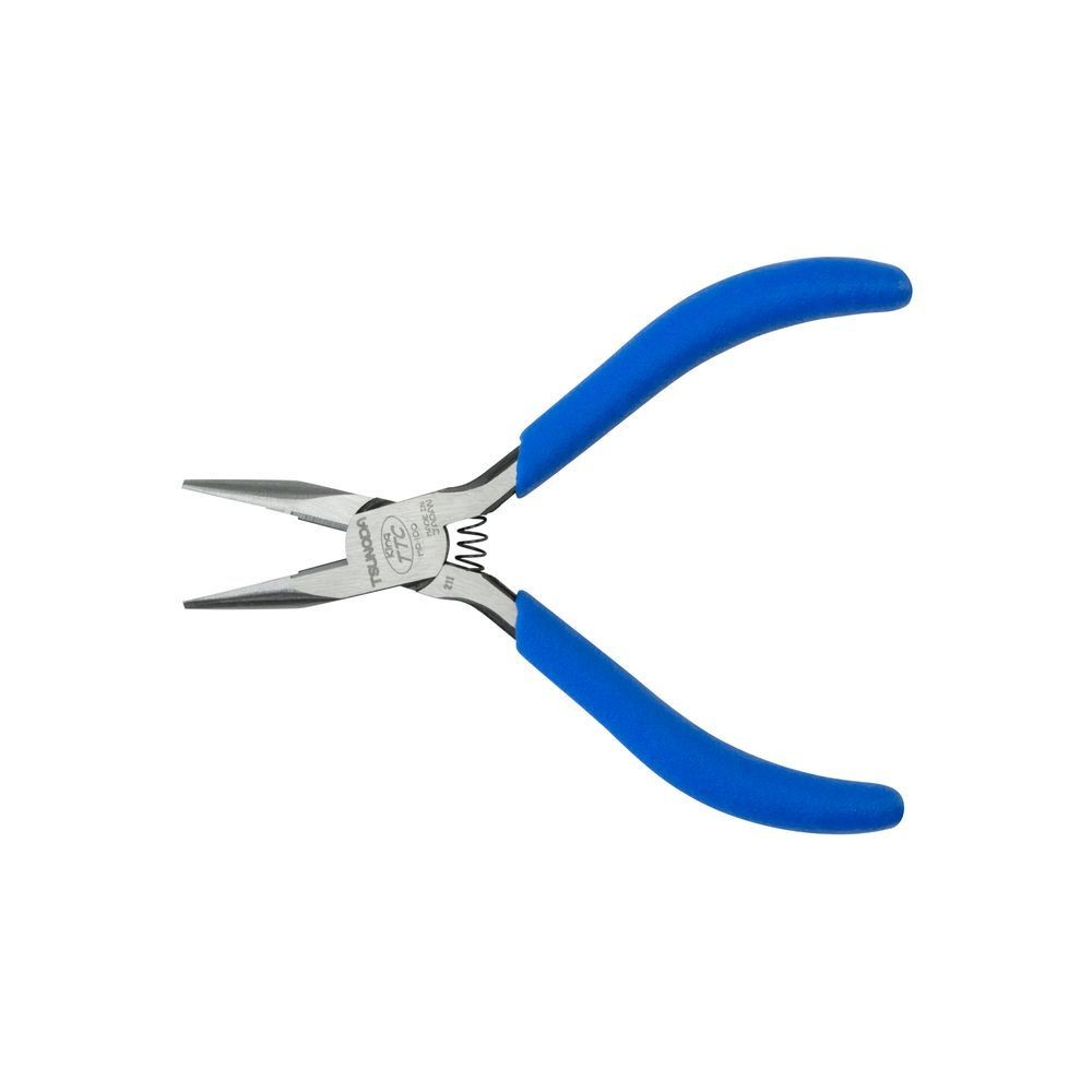 ツノダ（Tsunoda） プチラジ　ラジオペンチ　１００ｍｍ　バネ付 MR-100, ブルー, 100mm