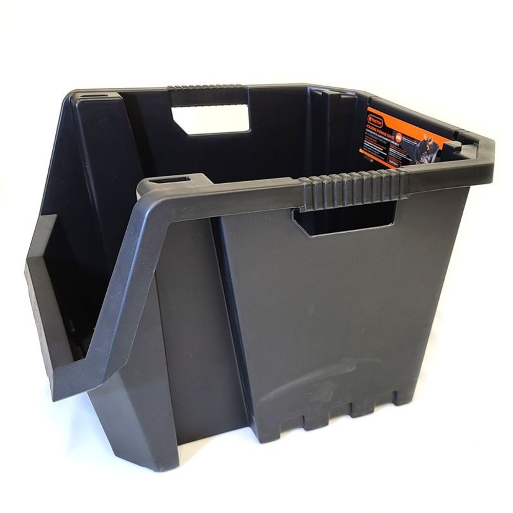 スタッキングマルチコンテナボックス　深型　　320625, ブラック, 深型