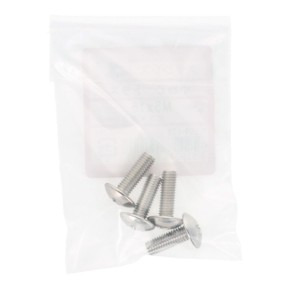 ＯＨＳＡＴＯ　ステン　コネジ　トラス　Ｍ５&times;１５, ステンレス, 4本入り