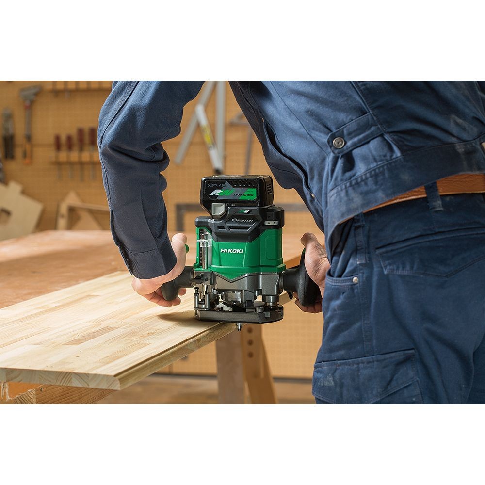 ハイコーキ　HIKOKI ３６Ｖルータ（蓄電池１個、充電器付き） M3612DA (XP), グリーン, M3612DA (XP)