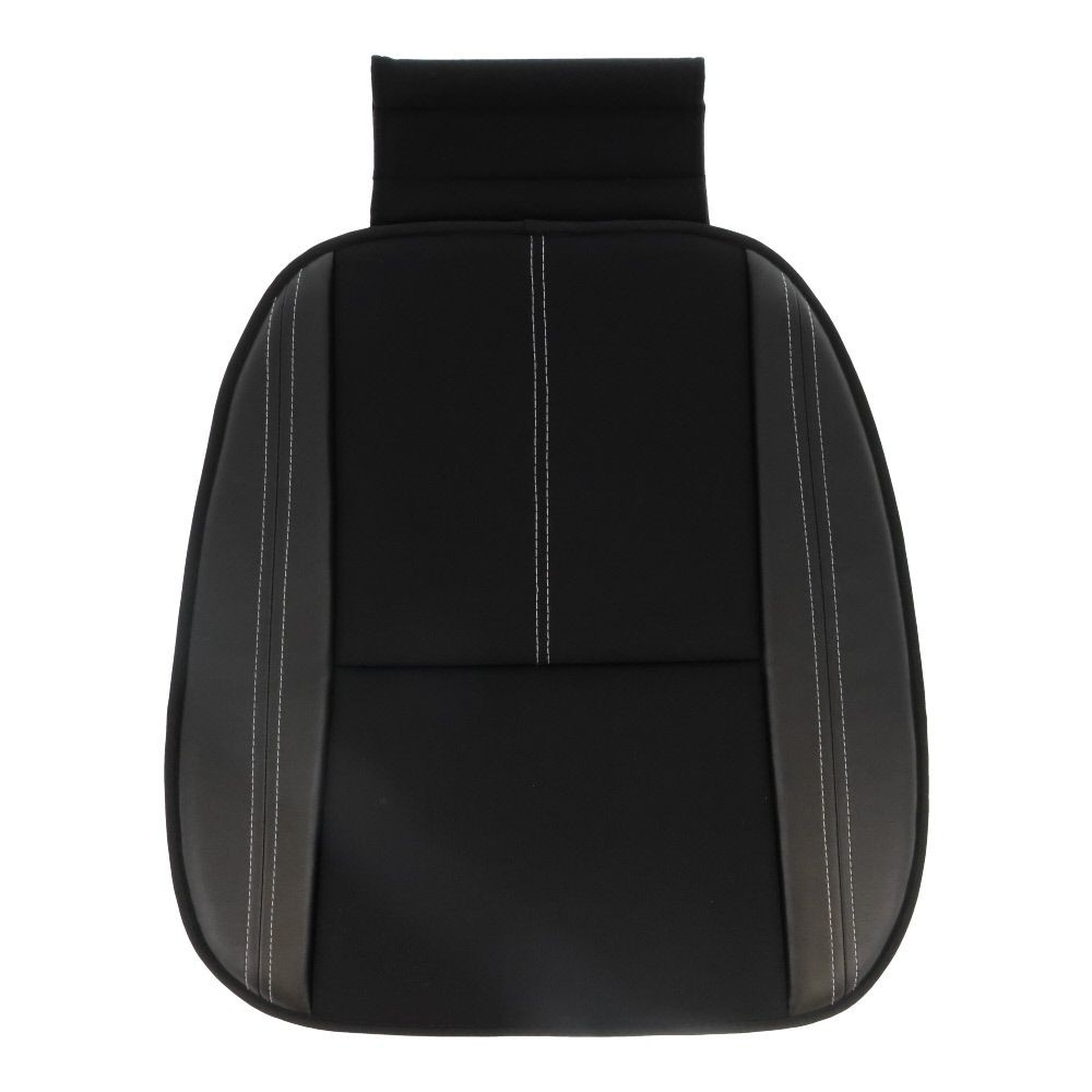 ＢｏｎＦｏｒｍ　ベーシックレザー　シングルクッション　ブラック, ブラック, 45&times;48cm